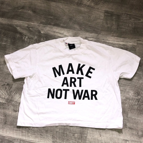 Obey Tops - Obey crop tee❤️